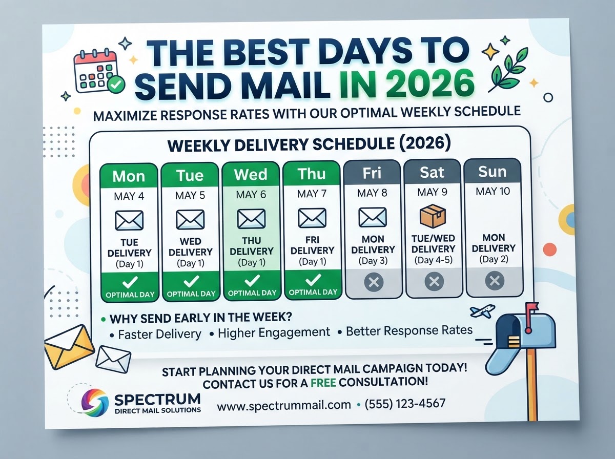The Best Days to Mail EDDM Campaigns in 2026 for Home Services