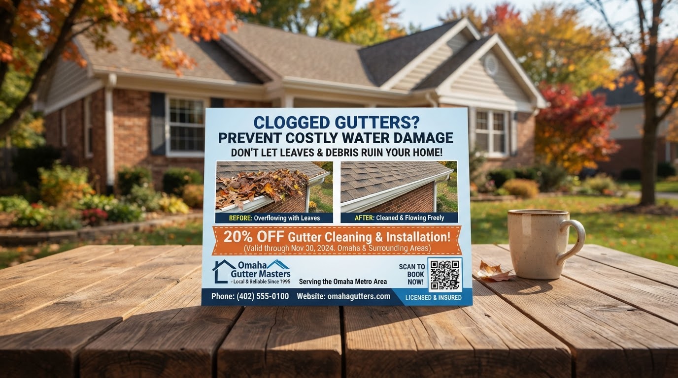 How Direct Mail Marketing Helps Gutter Companies Book More Jobs in Omaha