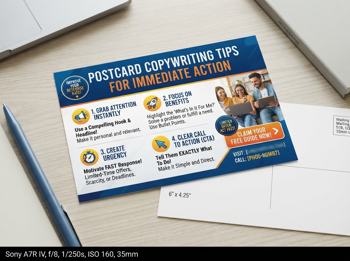 Postcard Copywriting Tips That Encourage Immediate Action