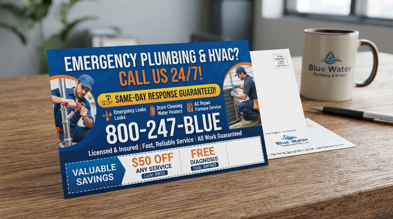 Using Postcards to Promote Emergency Home Services Effectively in Omaha
