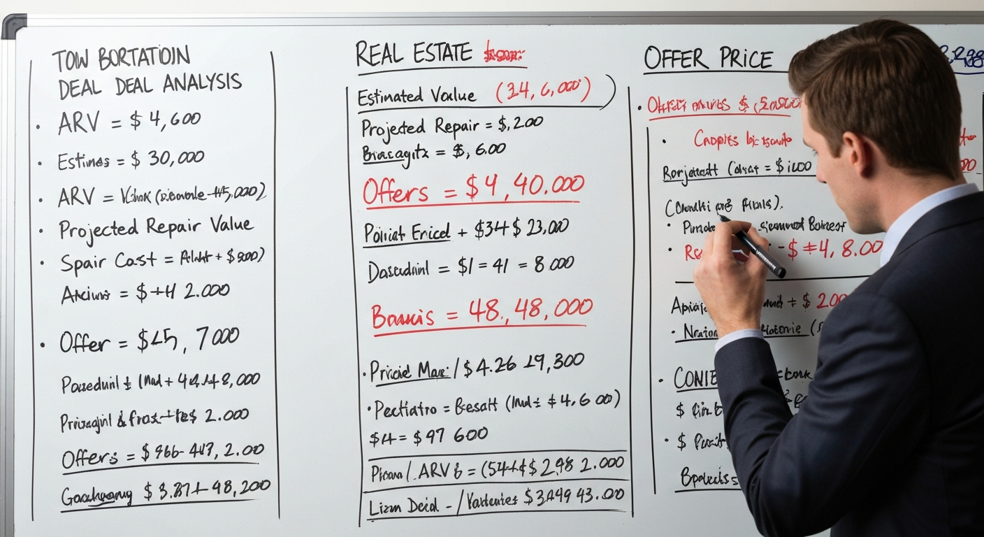 Deal analysis on whiteboard