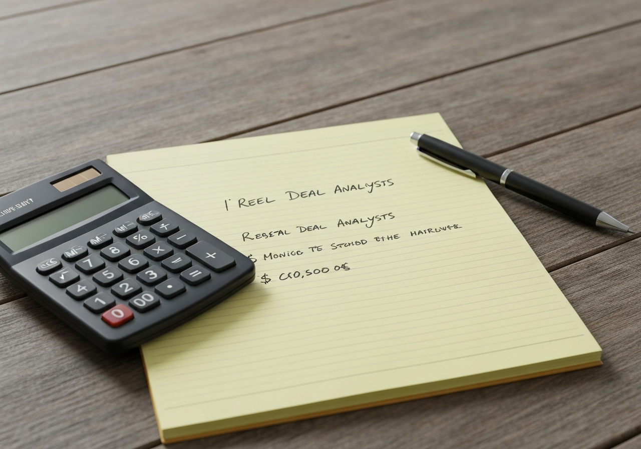 Handwritten deal notes
