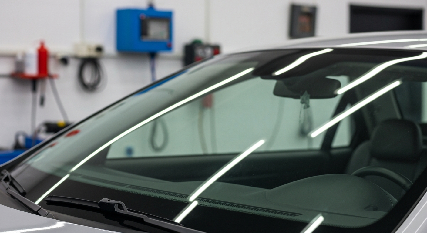After repair windshield
