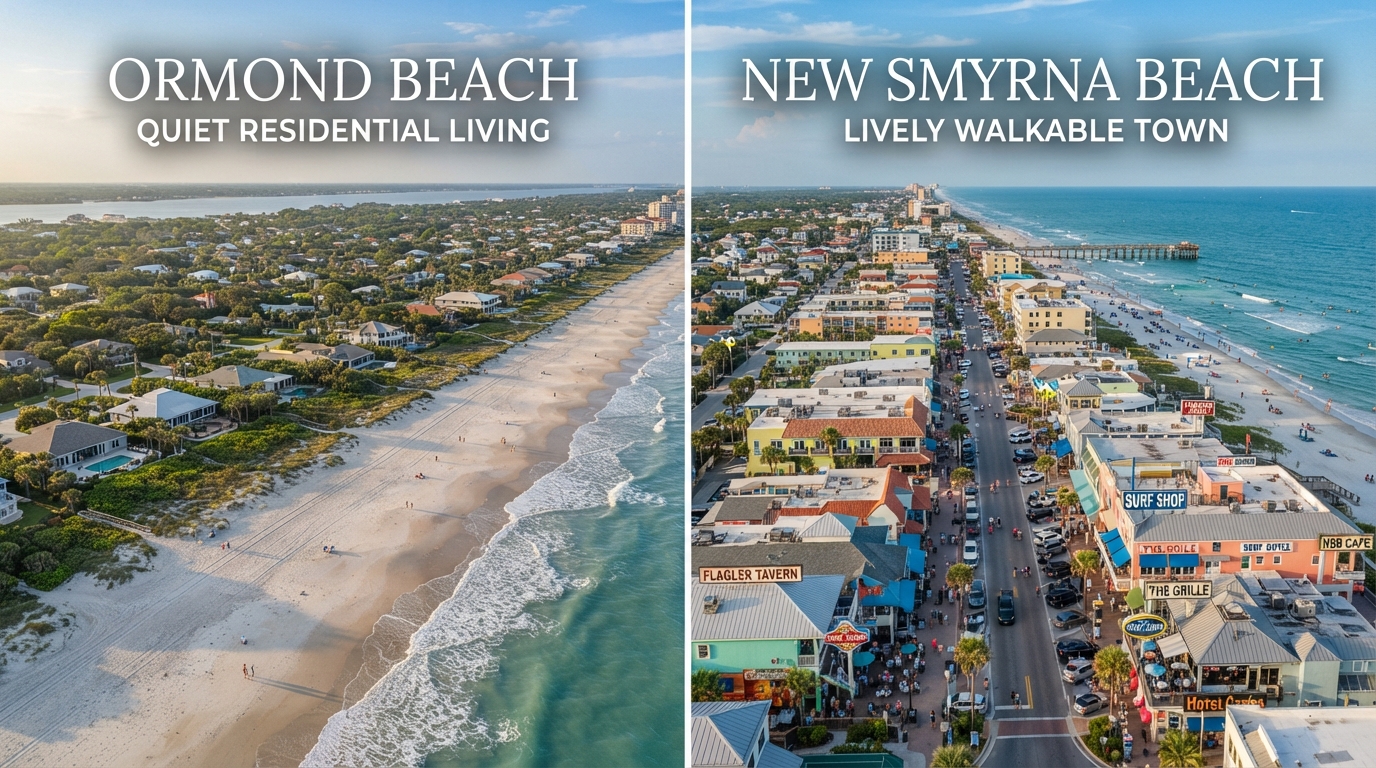 Ormond Beach vs. New Smyrna Beach: Which Florida Beach Town Is Right for You?
