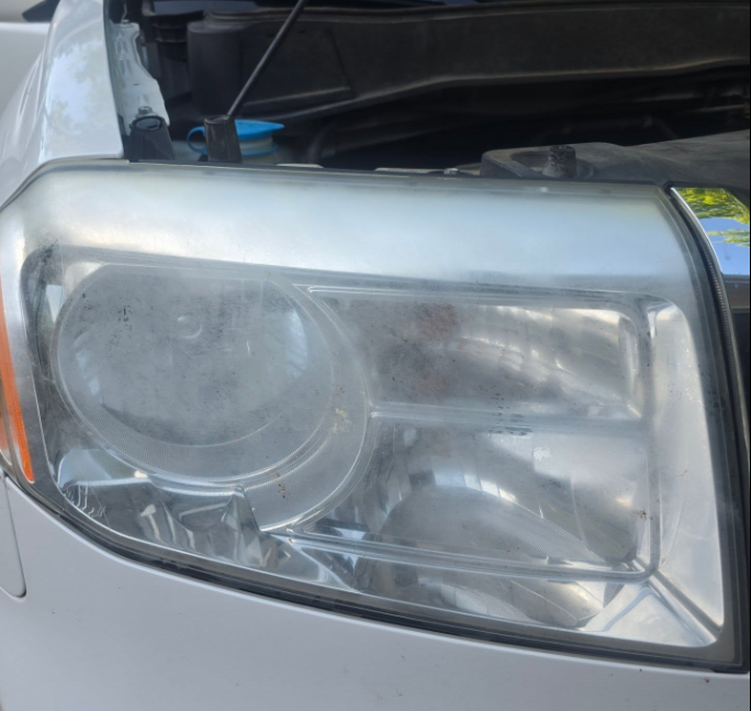 Before Headlight Restoration