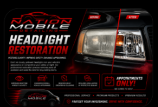 Headlight Restoration Infographic