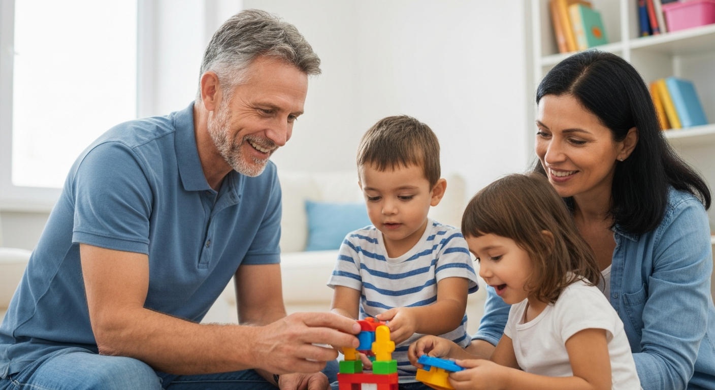 co-parents building a cooperative relationship for their children