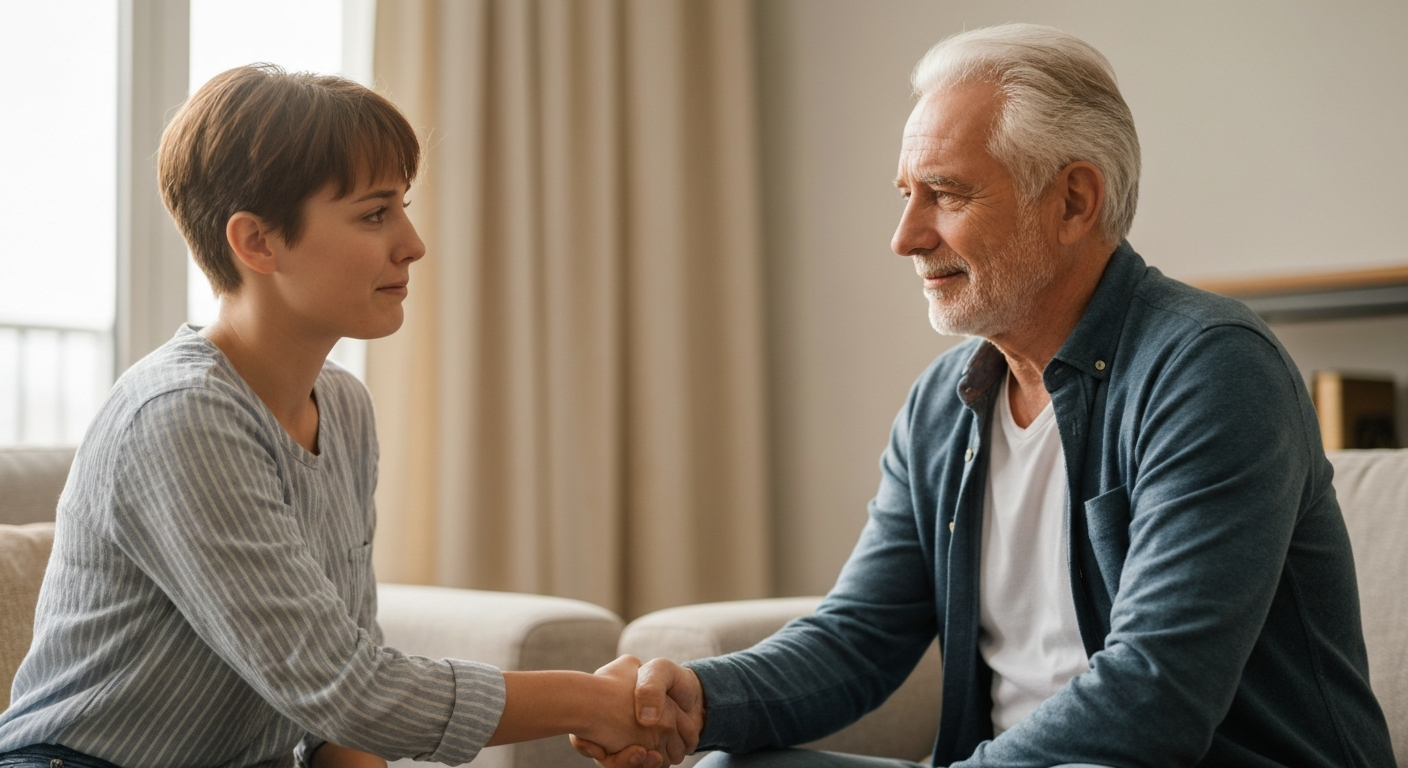 Parent reaching out to reconnect with their adult alienated child