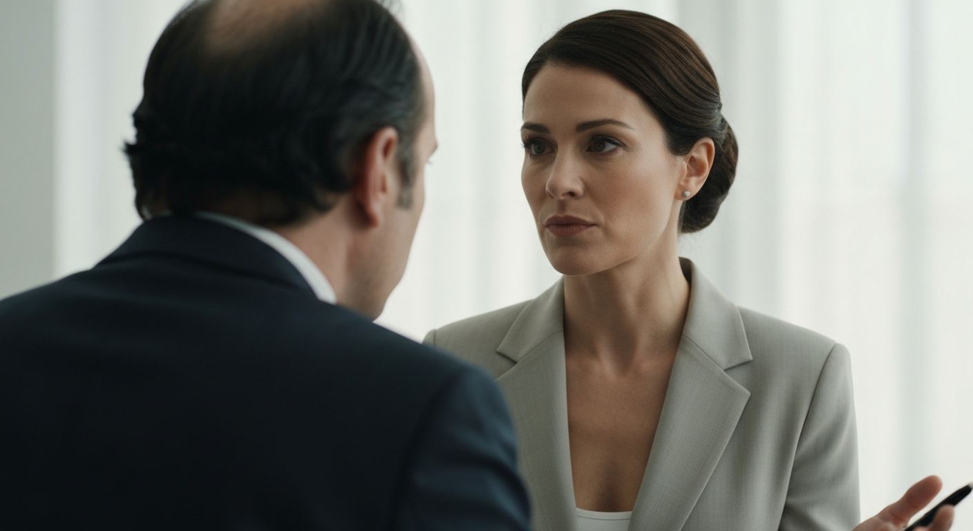 Parent staying calm while communicating with a high-conflict co-parent