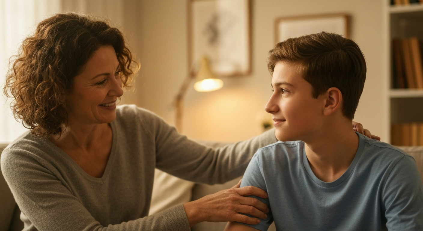 Parent reaching out to reconnect with their alienated child