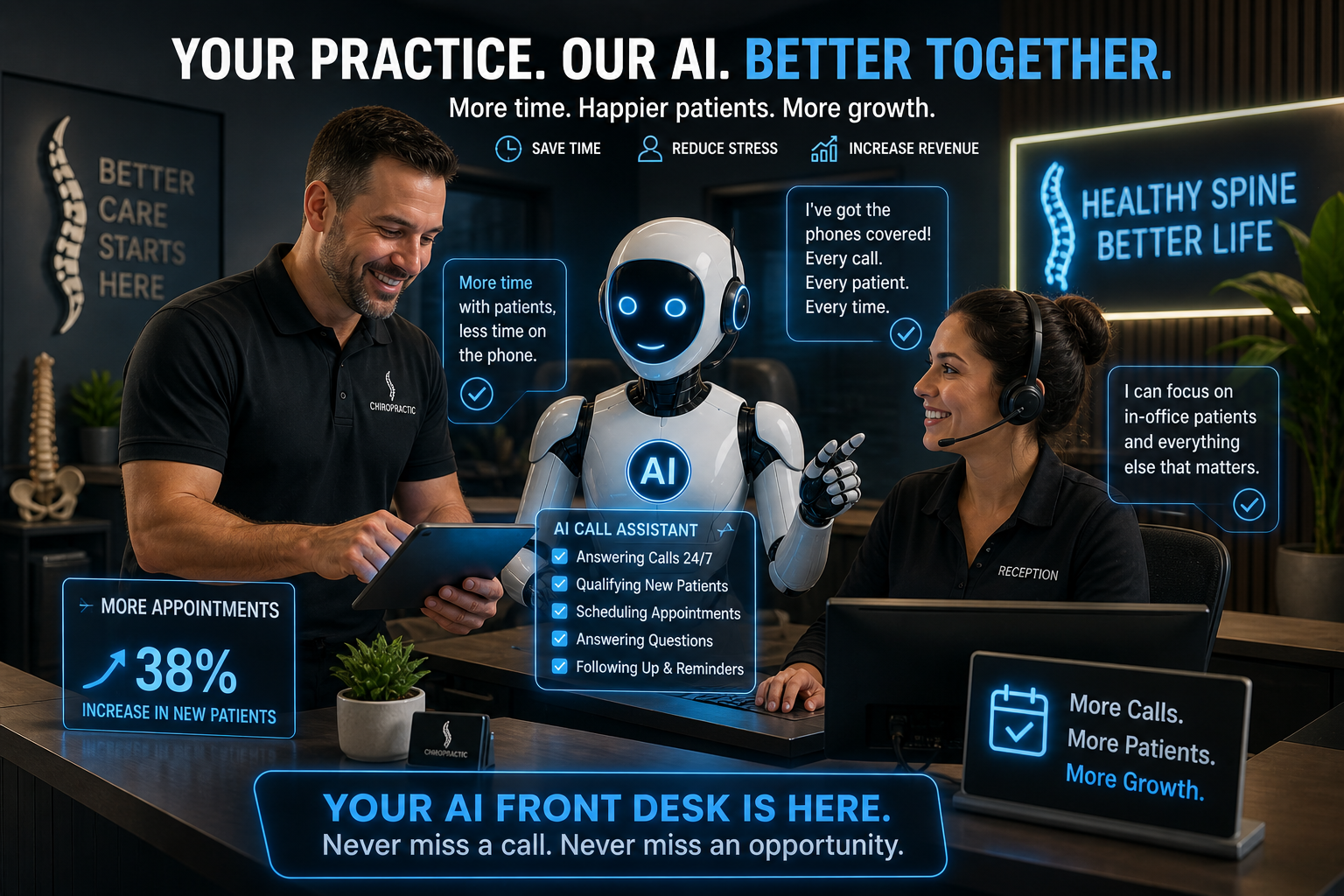 AI Call Assistant in Chiropractic Practice