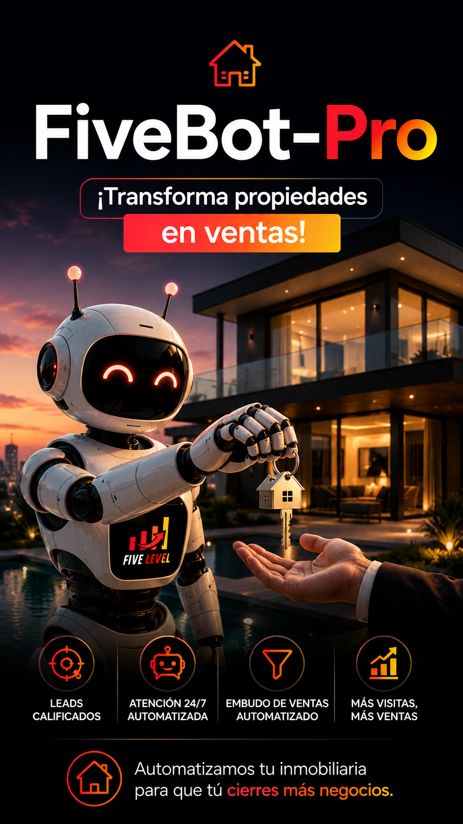 FiveBot-Pro - Transforma propiedades en ventas