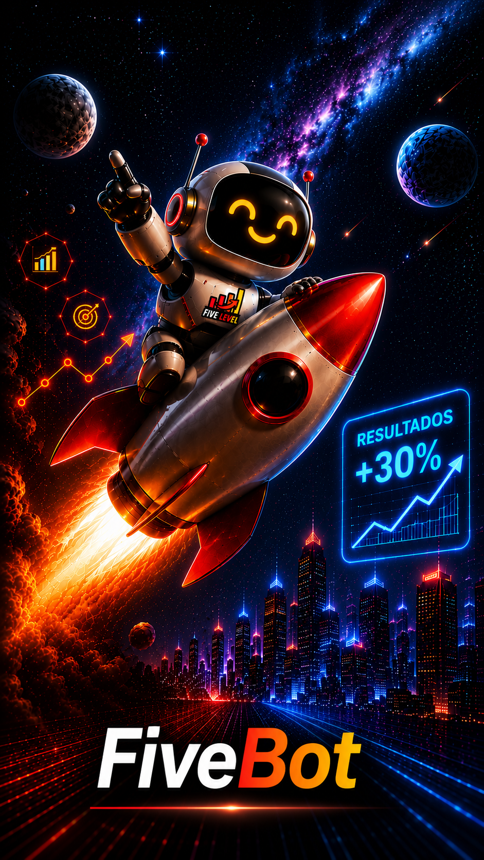 FiveBot Rocket Bot
