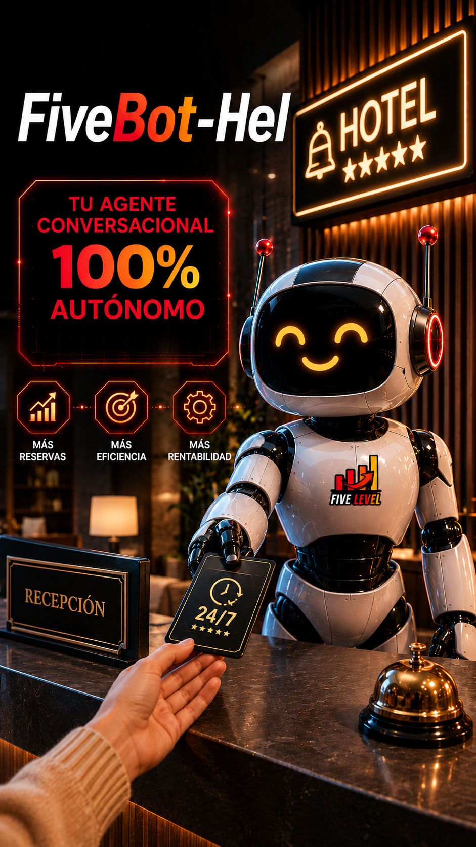 FiveBot-Hel Agente Conversacional 100% Autónomo