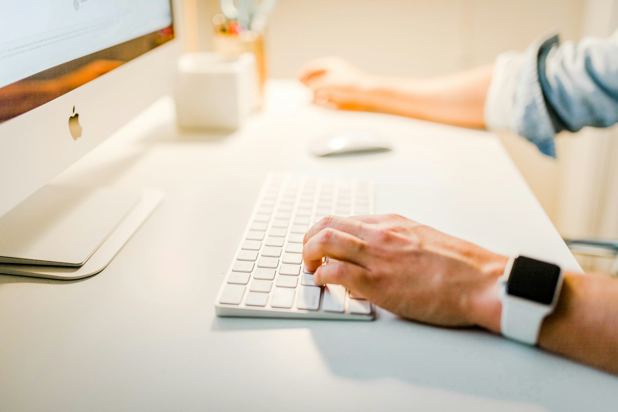 Team member managing customer relationships