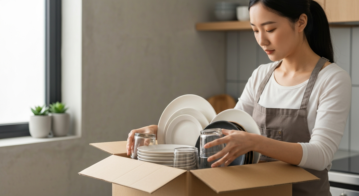 How to Pack Kitchen Items for Moving: Plates, Glasses, and Pots