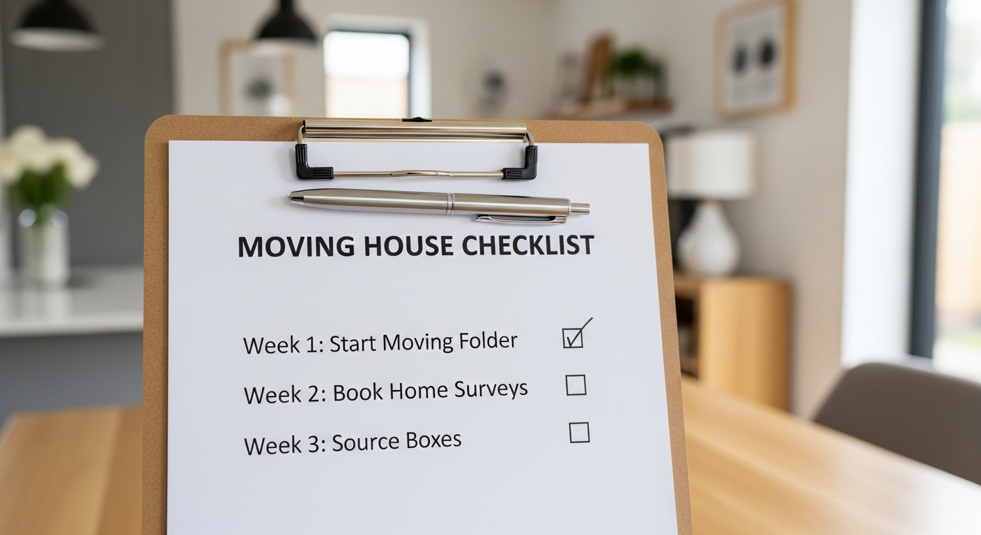 The Ultimate 8-Week Moving House Checklist (UK Edition)