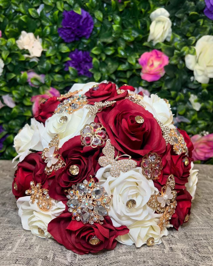 Royal Romance Brooch Bouquet