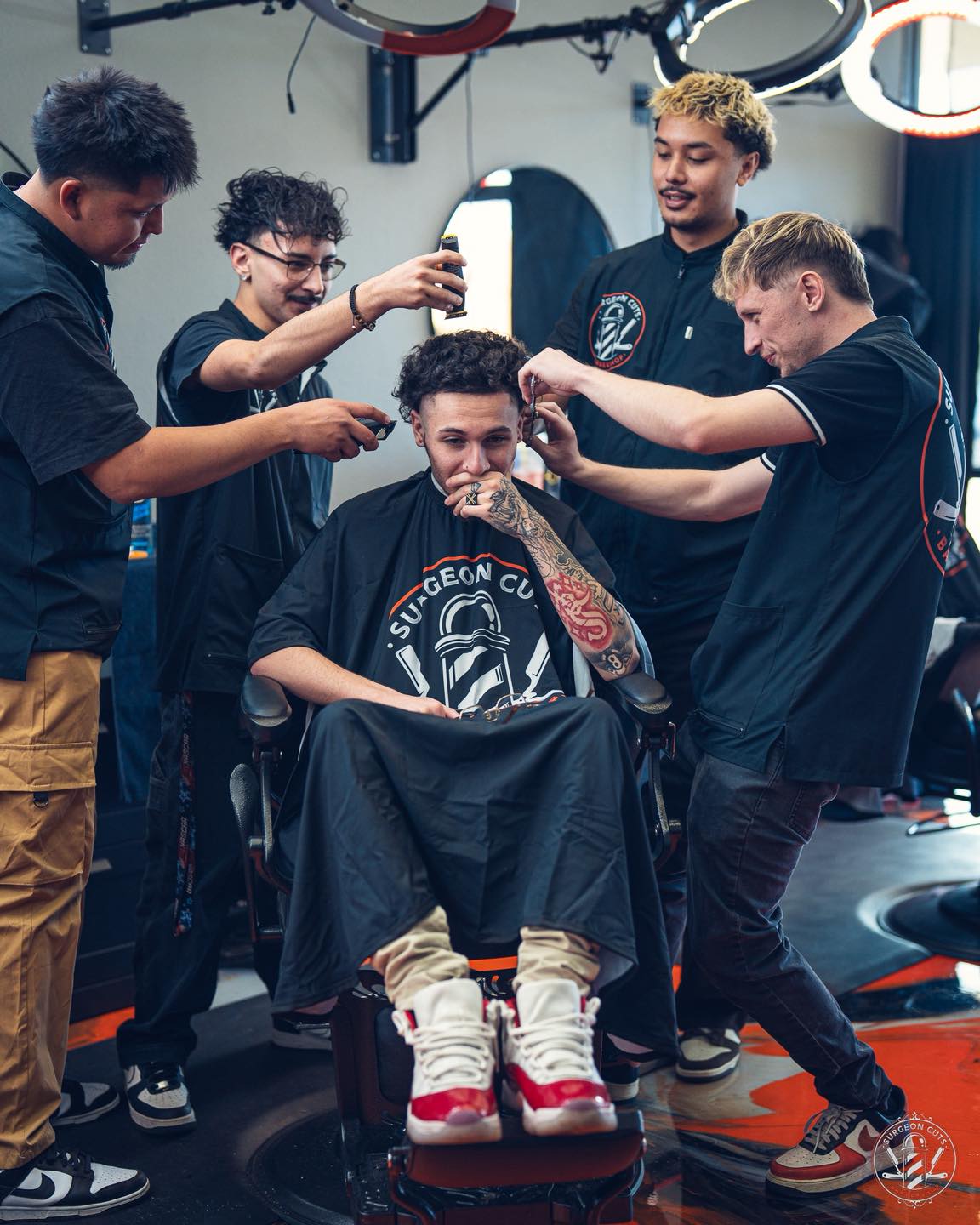 Contact Surgeon Cuts Barbershop