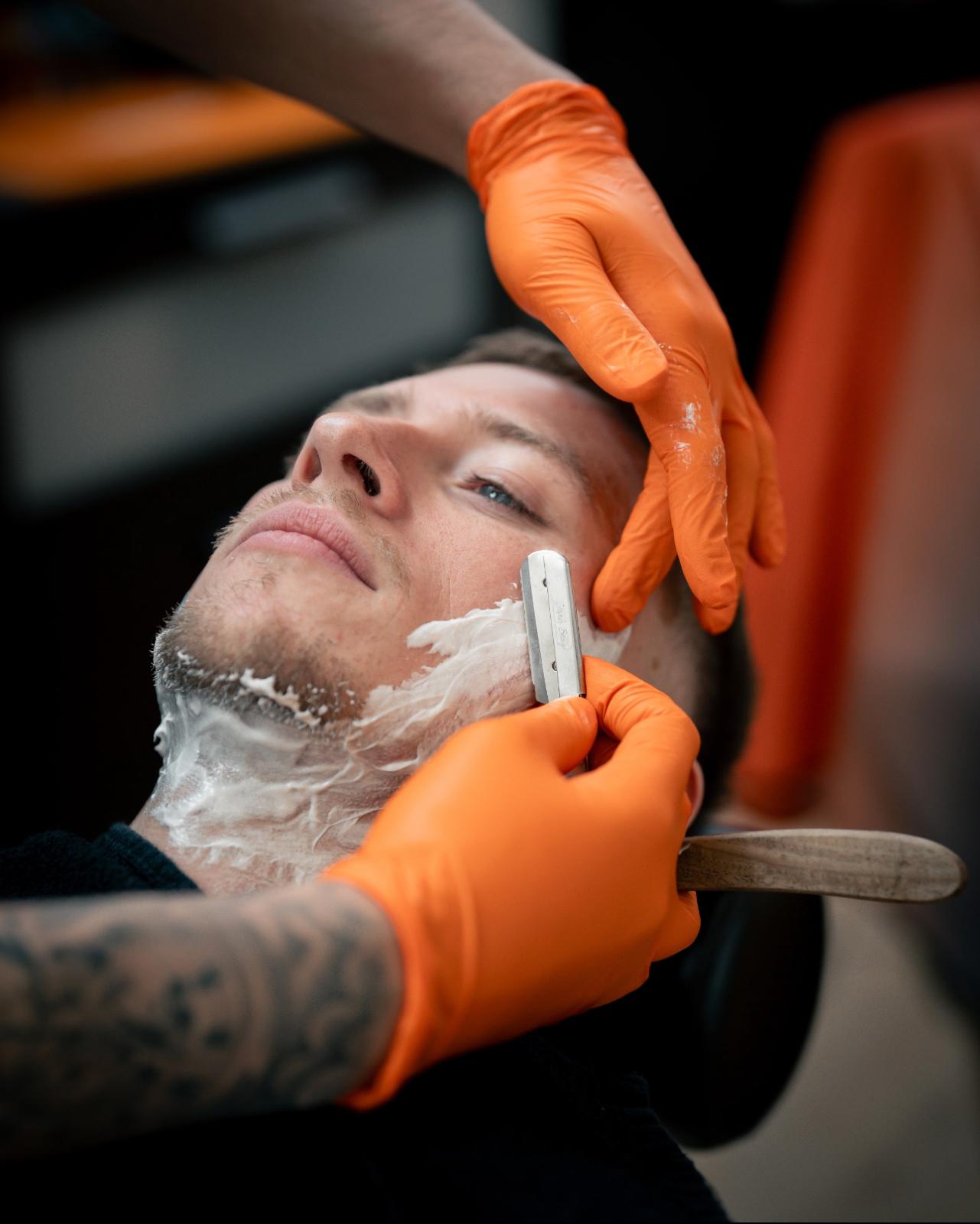 Traditional hot towel shave and style in Flagstaff and Prescott, AZ
