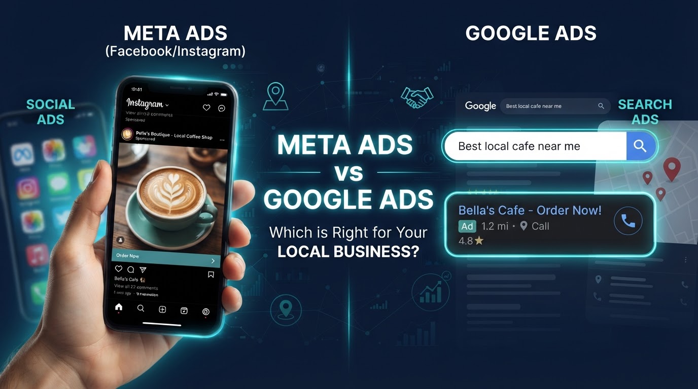 Meta Ads vs Google Ads: ¿cuál te conviene para tu negocio local?