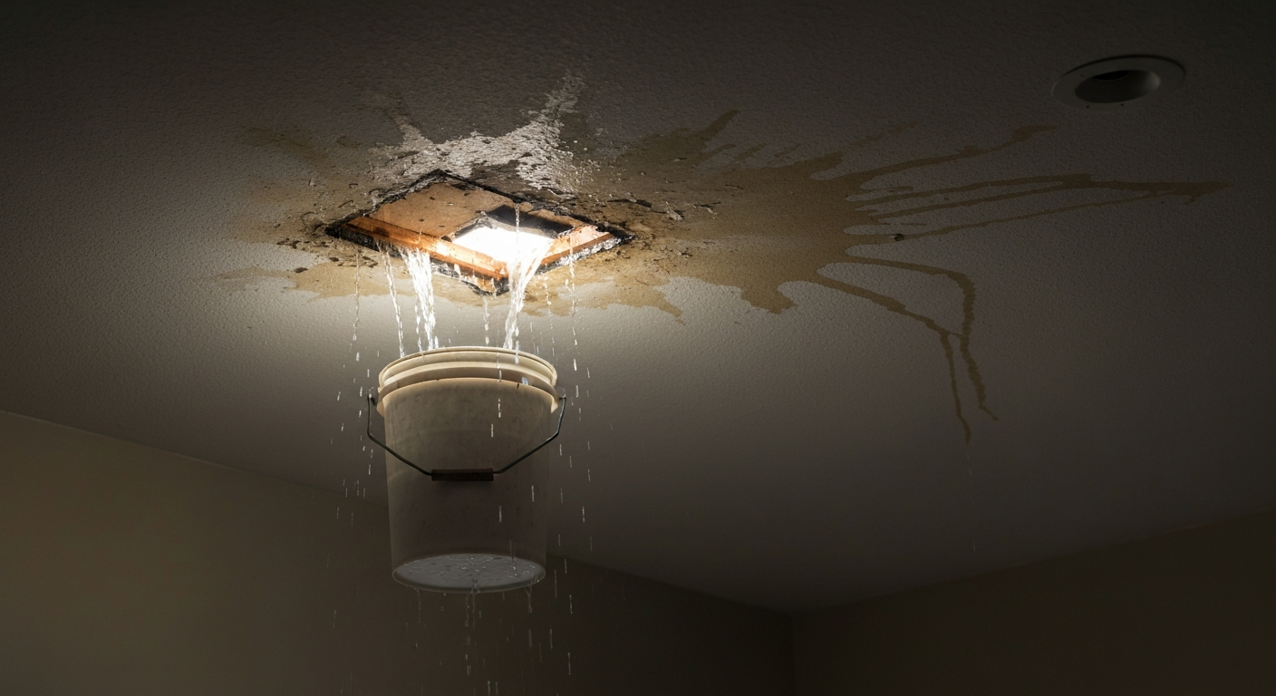 Roof Leaks and Ceiling Water Damage: What to Do Next