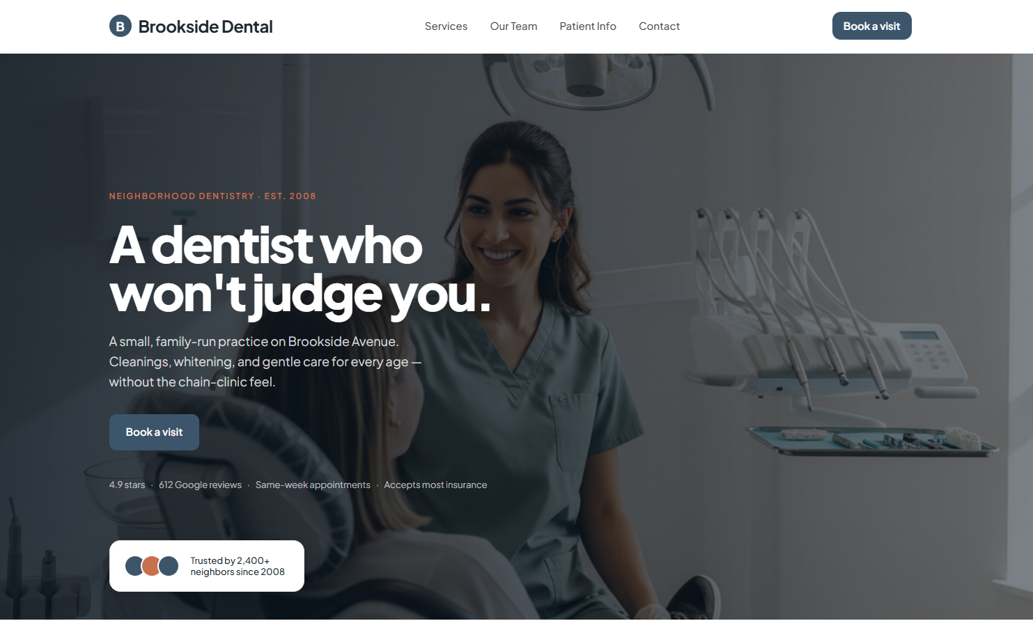 Dental Website Preview