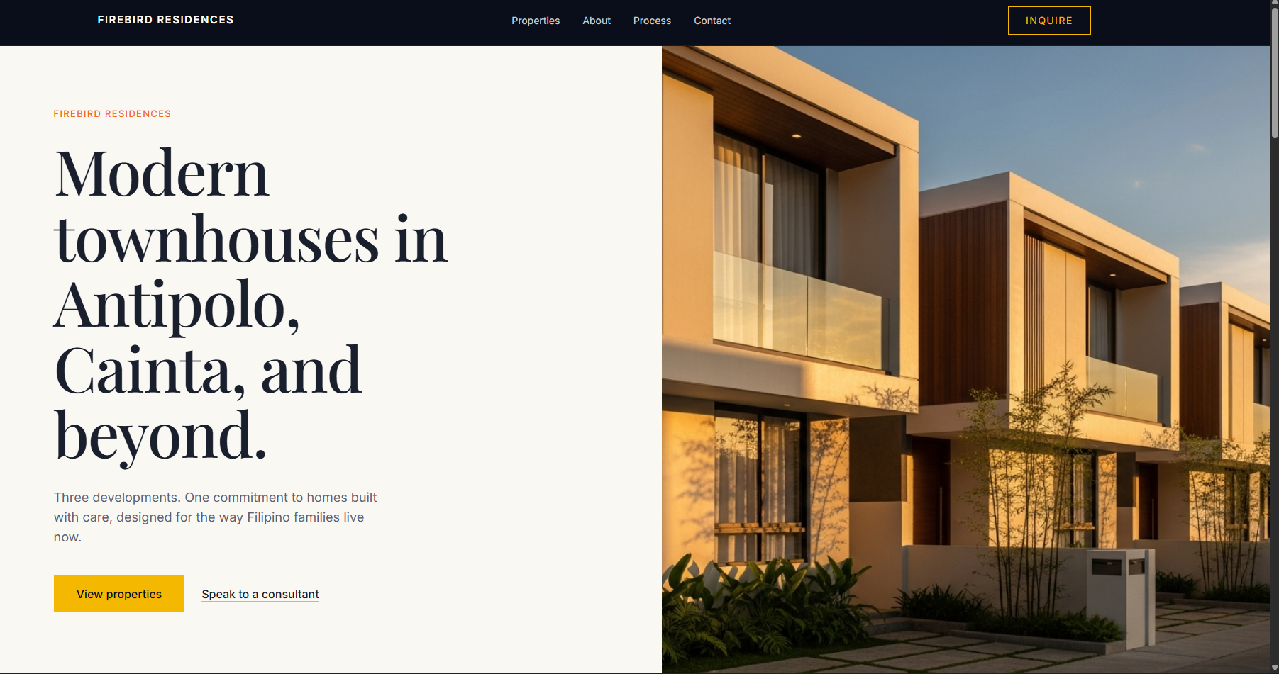 Real Estate Website Preview