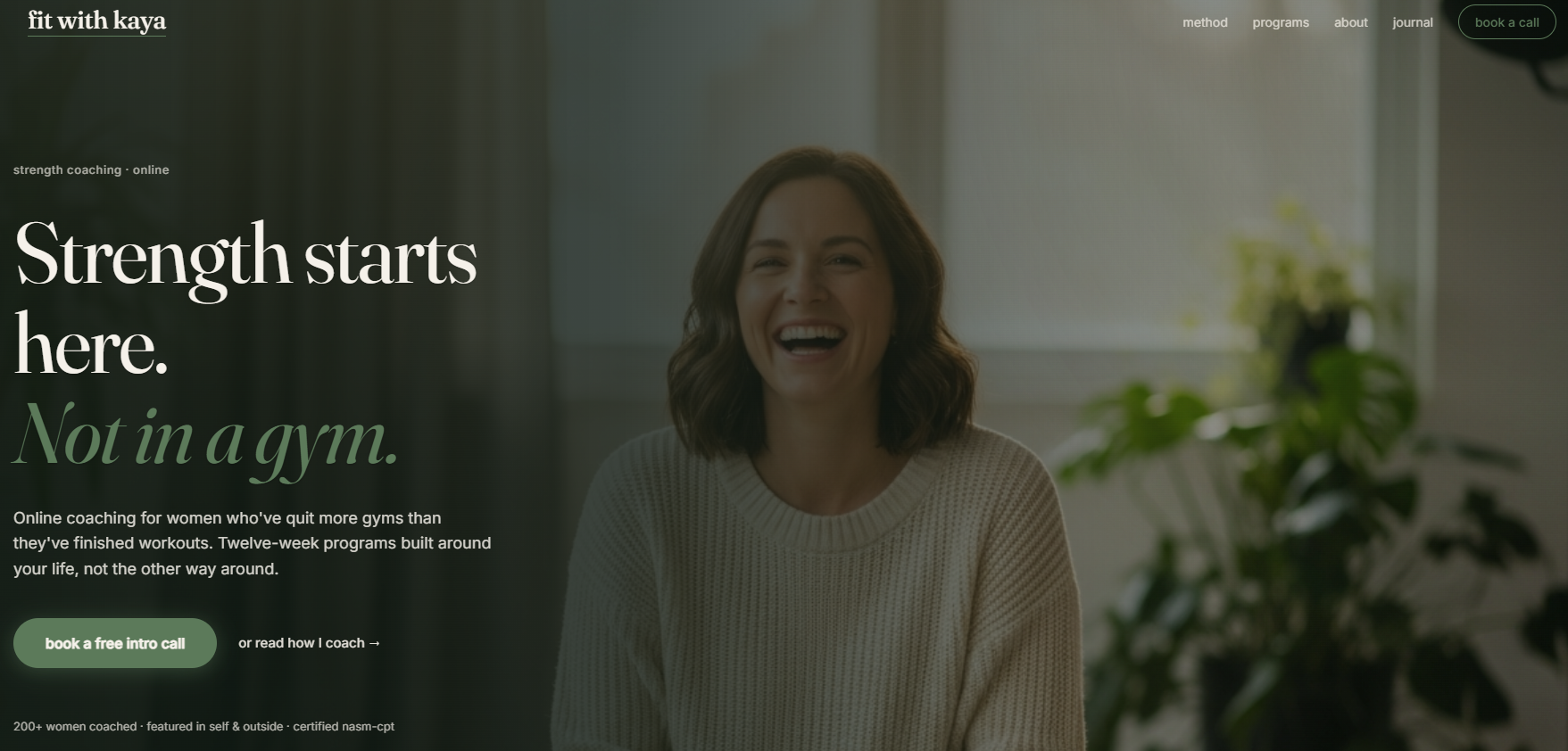 Fitness Website Preview