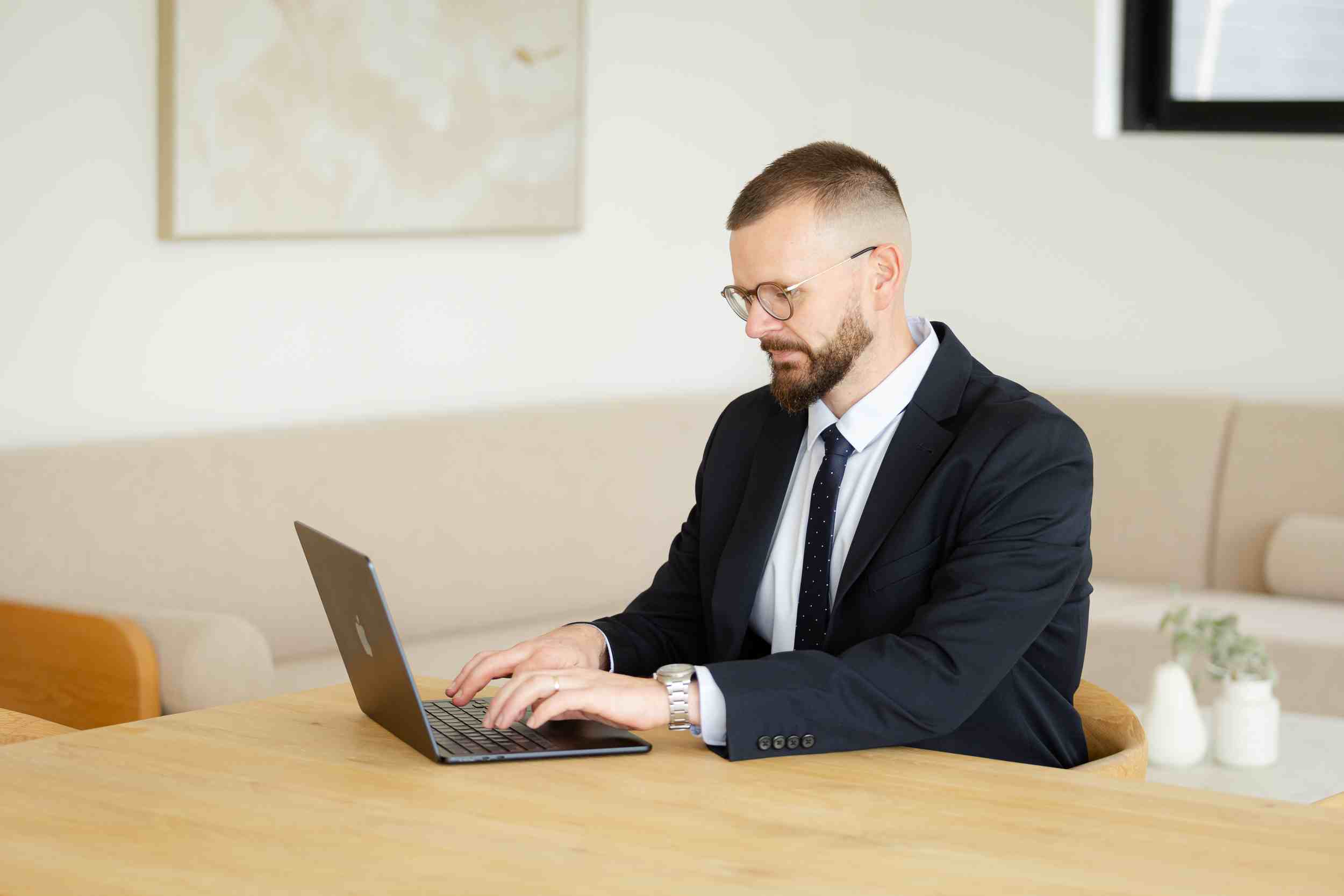 Modern real estate office