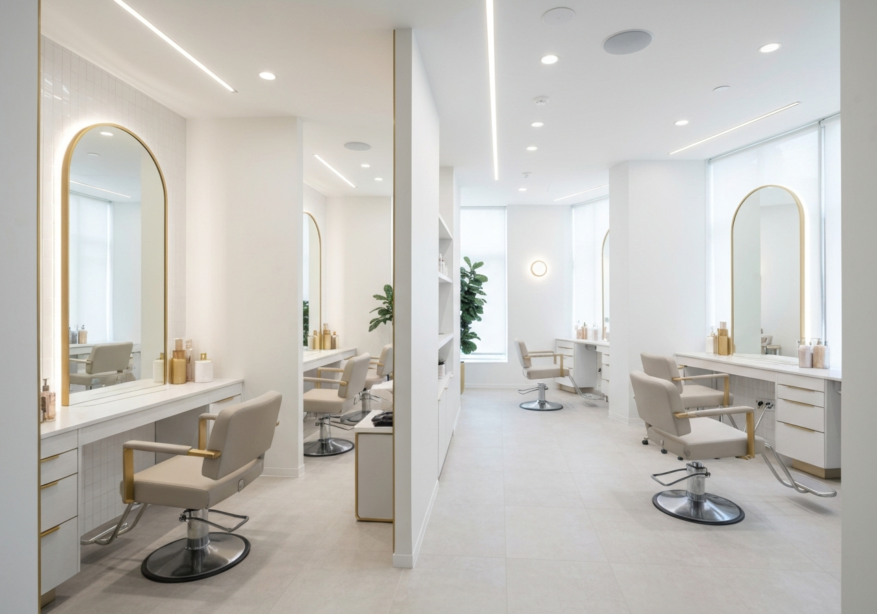 Szenario: Moderner Frisör-Salon