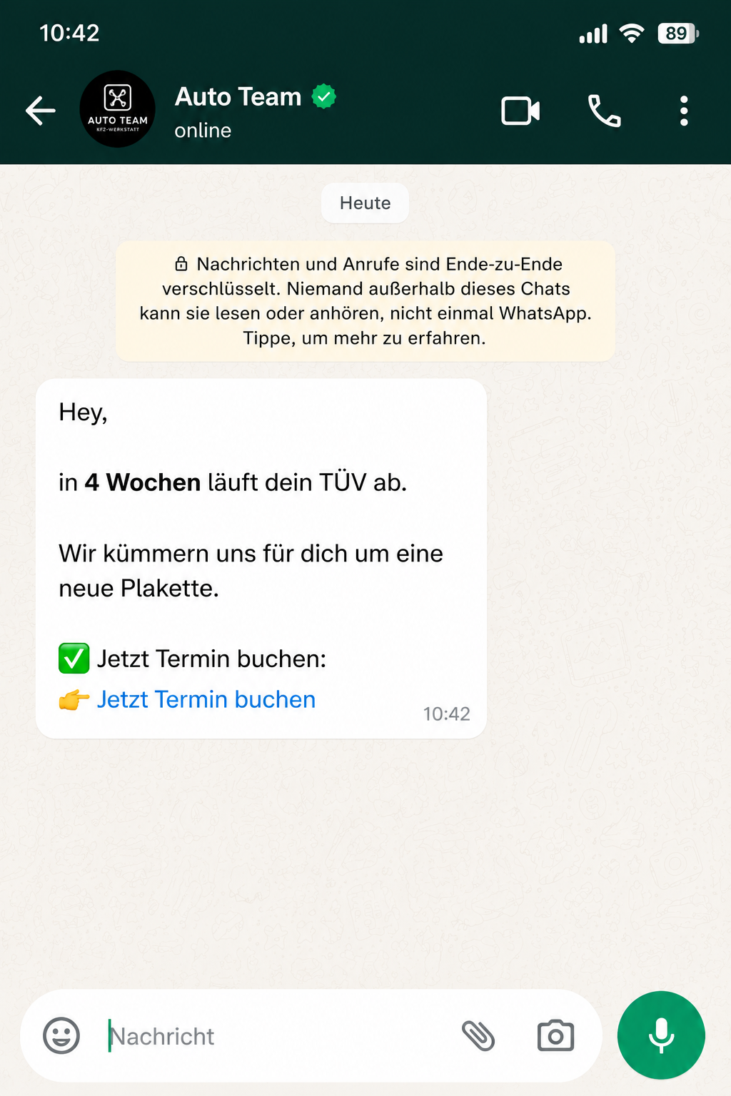 Reaktivierung