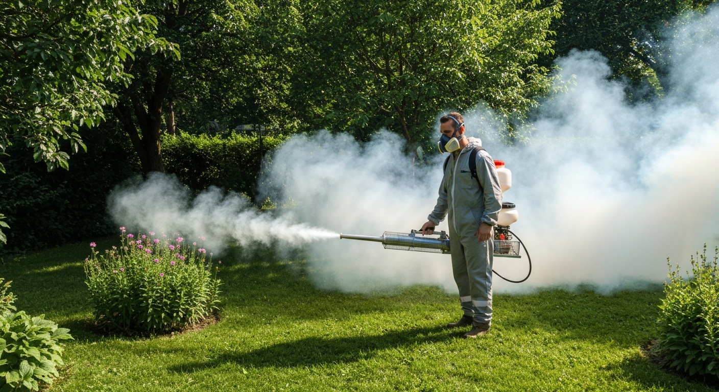 Mosquito control fogging