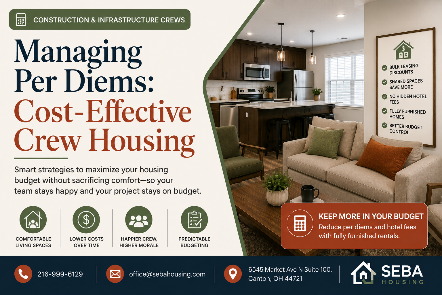 Managing Per Diems Cost-Effective Crew Housing
