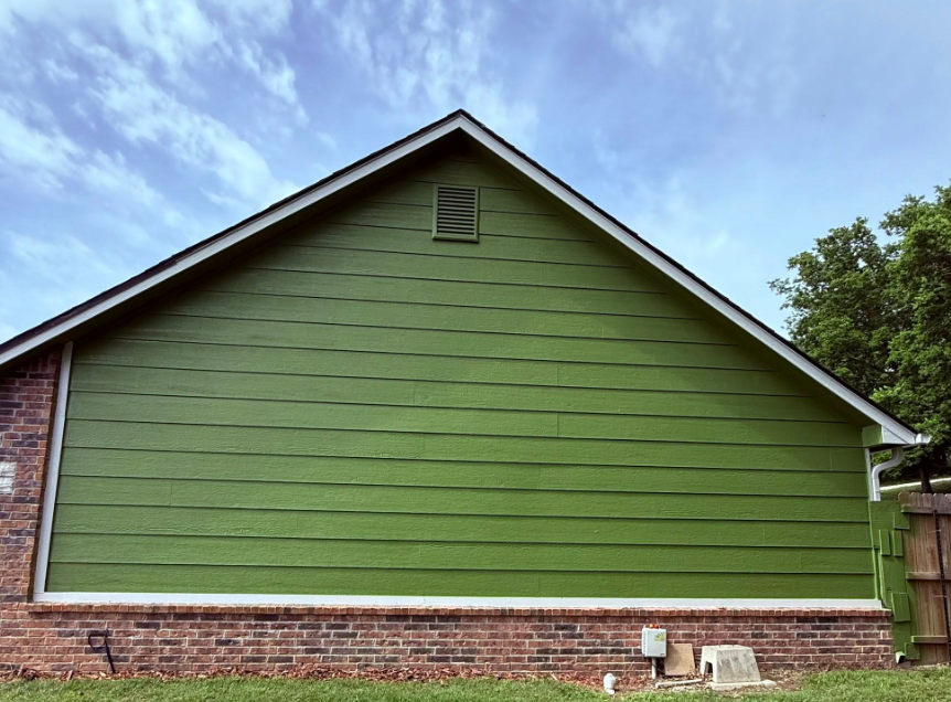 Claremore exterior painting transformation project 3