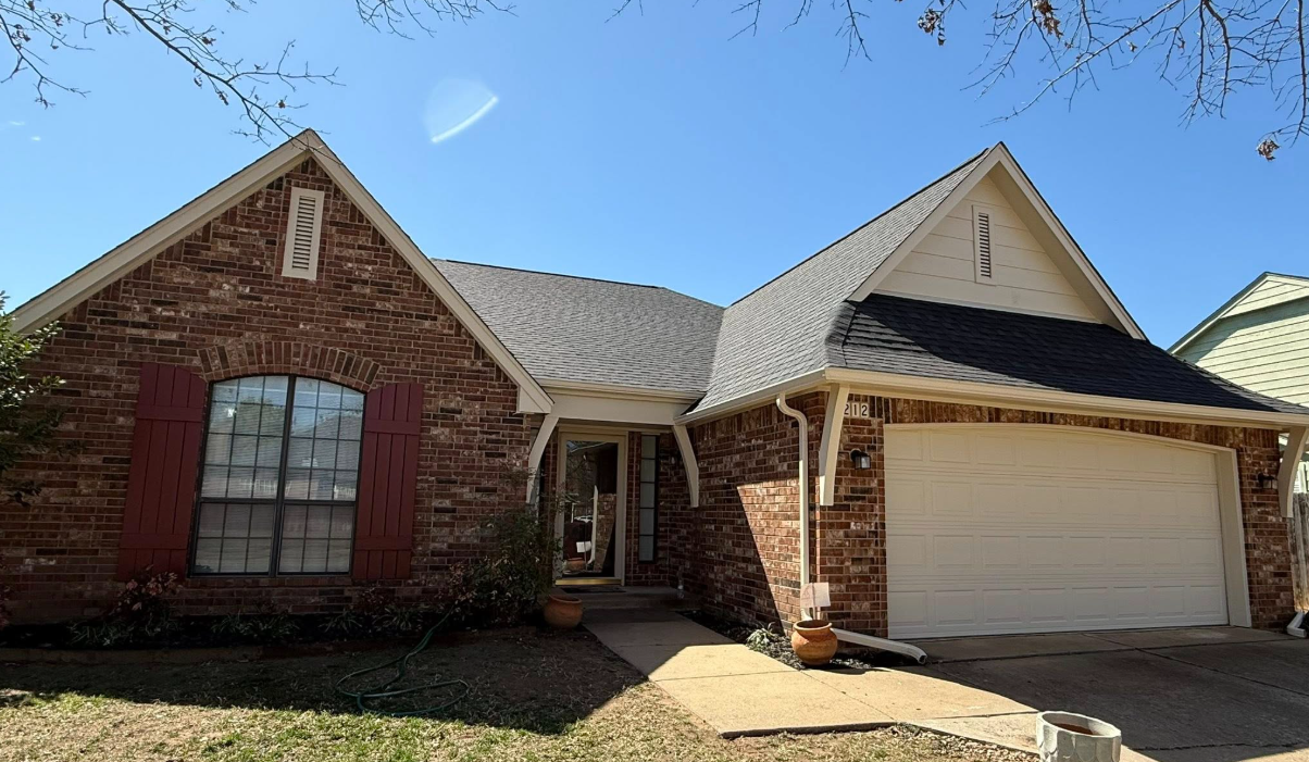 Broken Arrow exterior painting transformation project 1