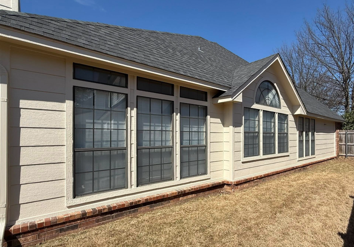 Broken Arrow exterior painting transformation project 4