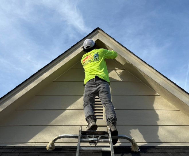Broken Arrow exterior painting transformation project 3