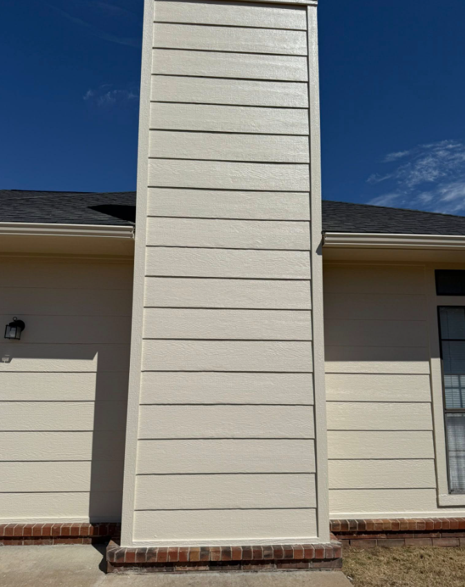 Broken Arrow exterior painting transformation project 2