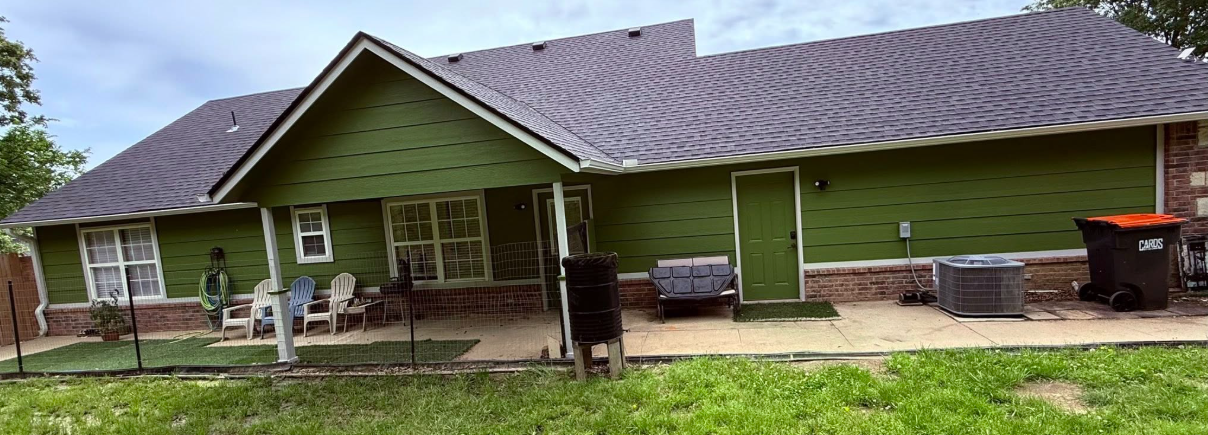 Claremore exterior painting transformation project 4