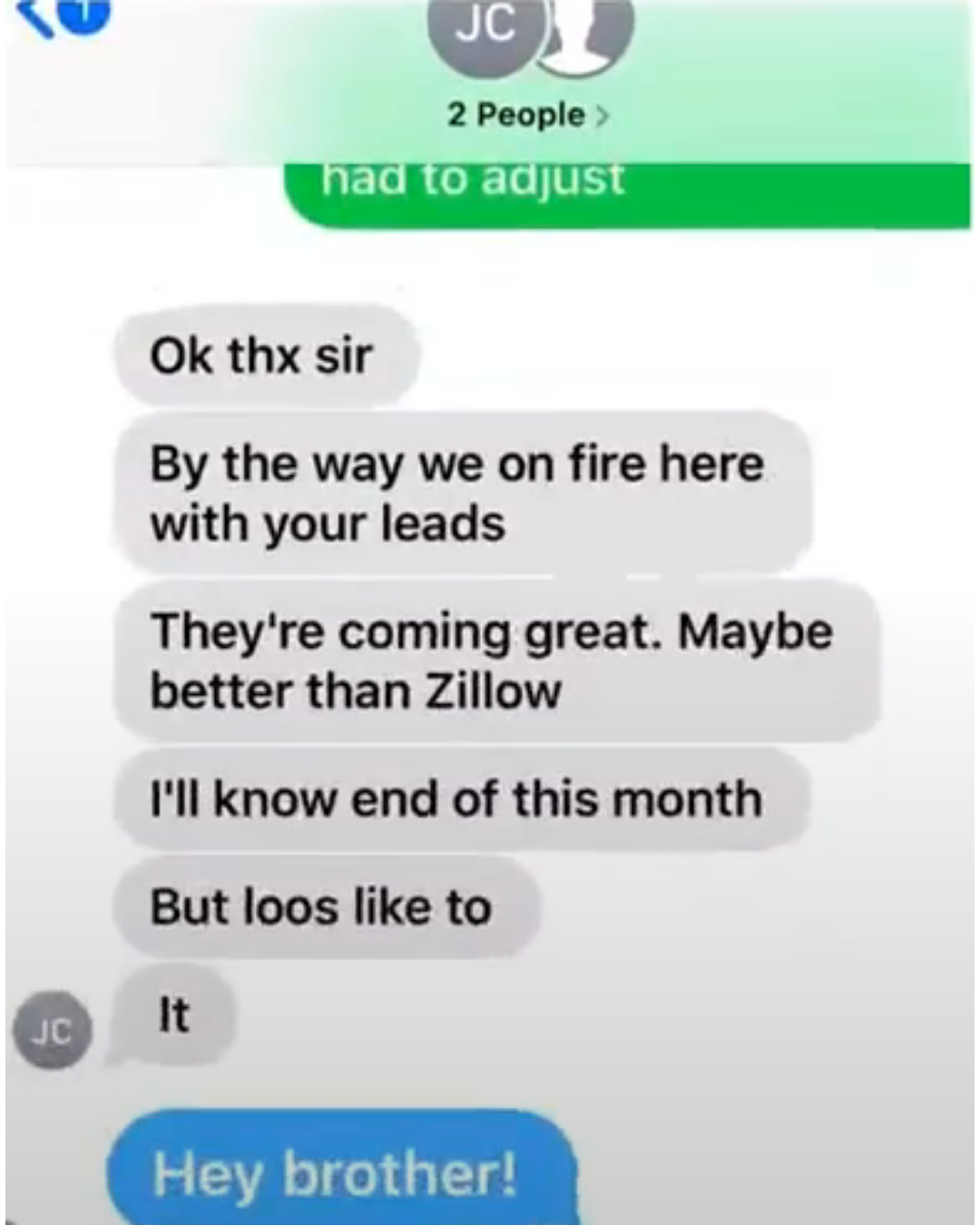 Agent Conversation: Lead Quality Feedback