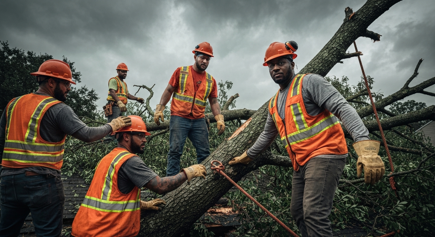 Emergency Tree Removal Crew in Jackson