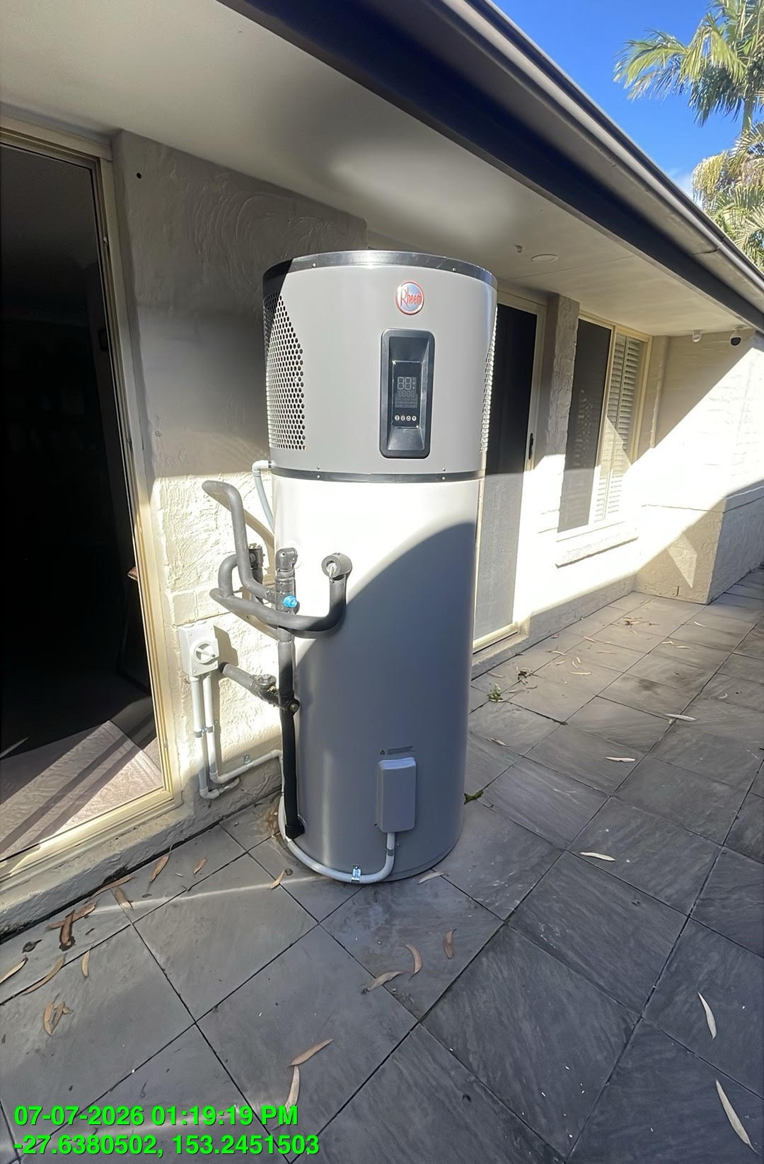 Hot water installation 5