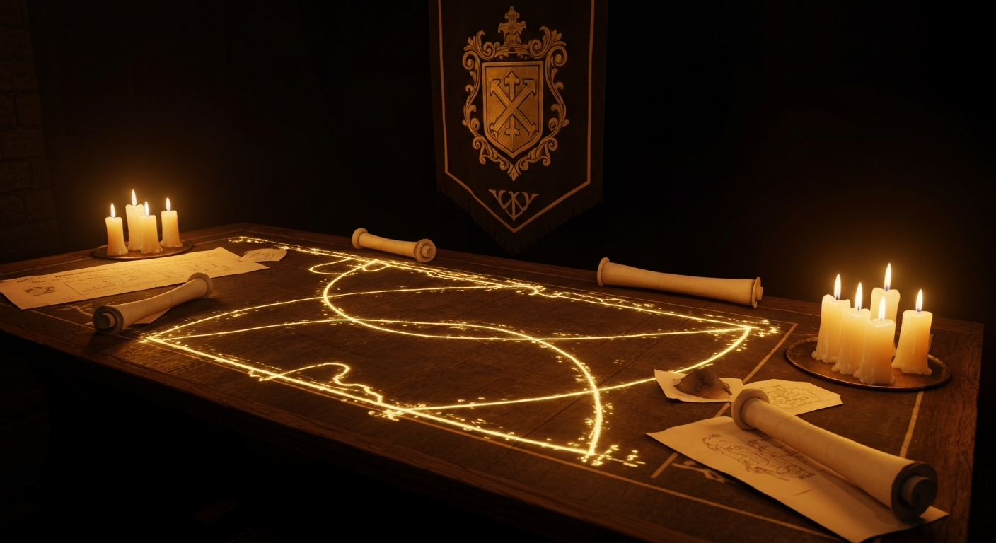 Guild Strategy Table with Campaign Assets