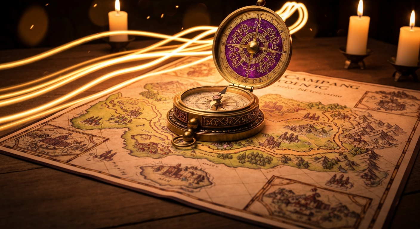 Glowing Guild Compass