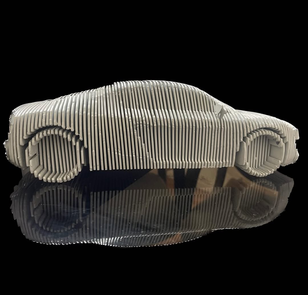3D Parametric Car Model Angle 4