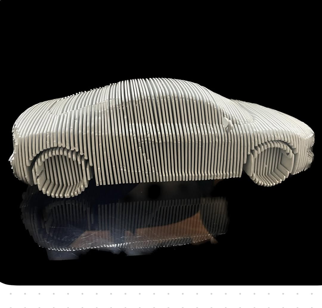 3D Parametric Car Model Angle 1
