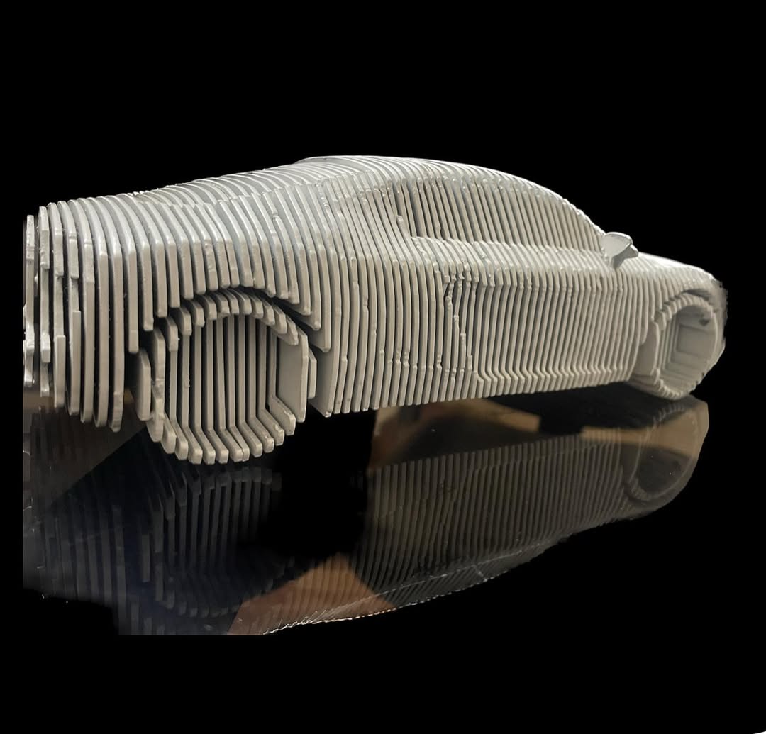 3D Parametric Car Model Angle 2