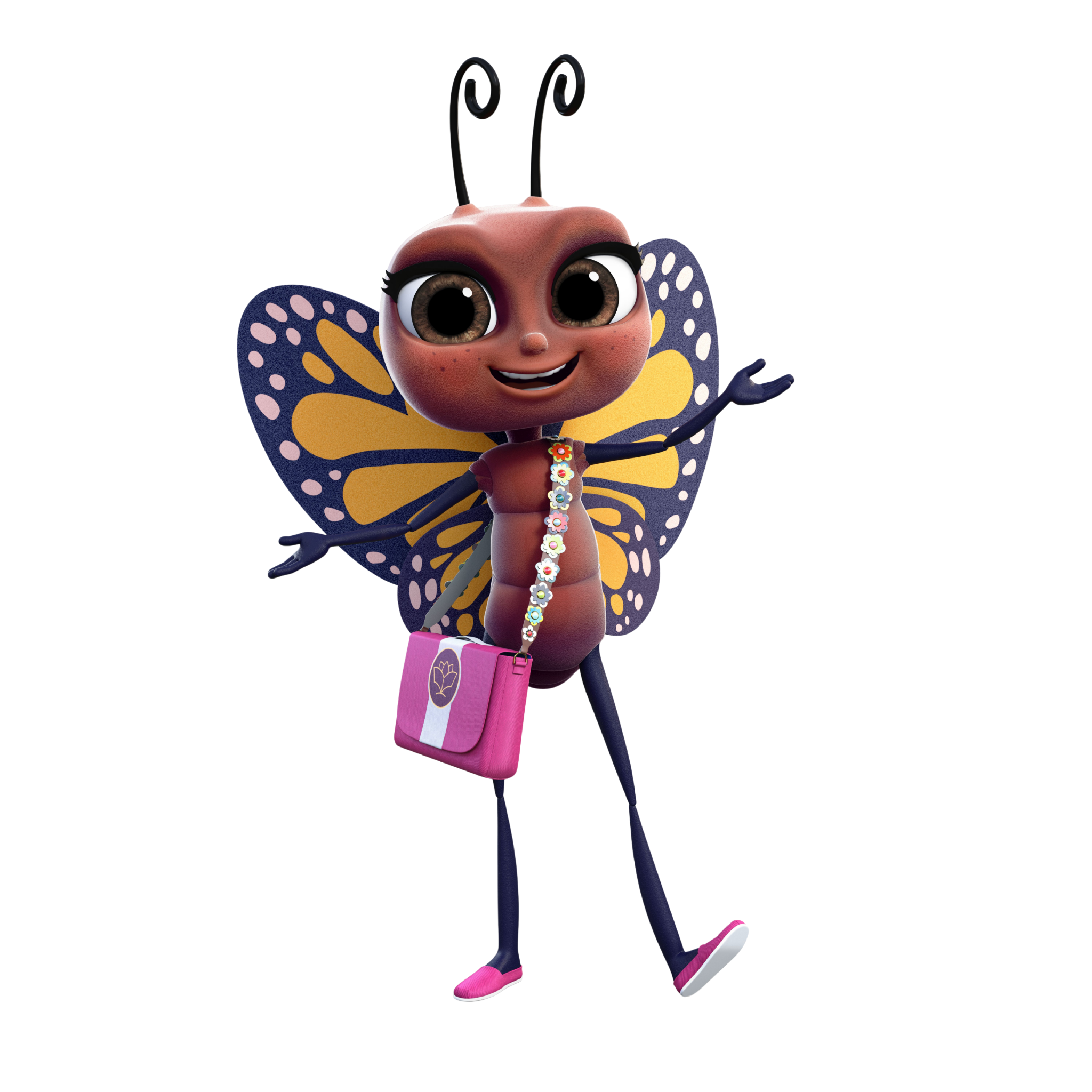 Sofia the Butterfly Mascot