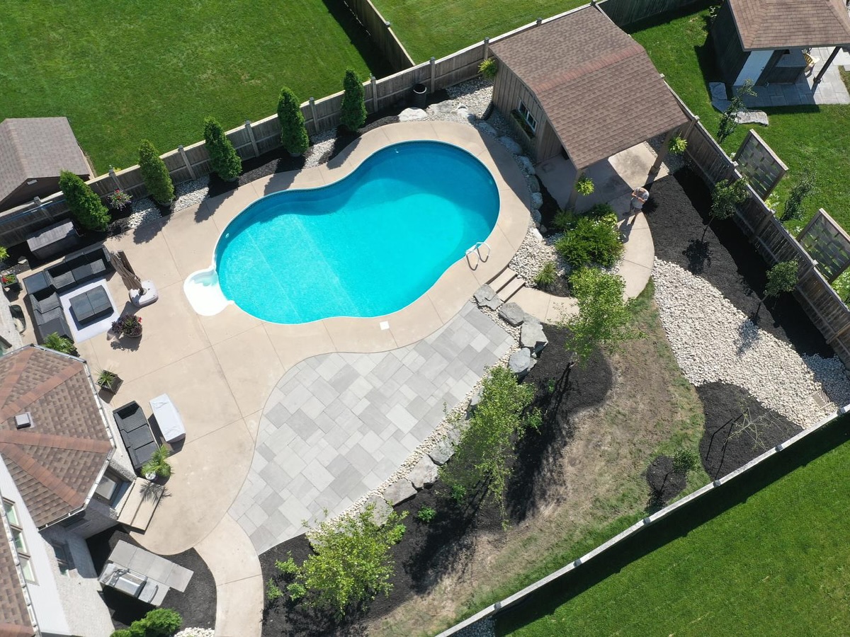 Luxury backyard London Ontario